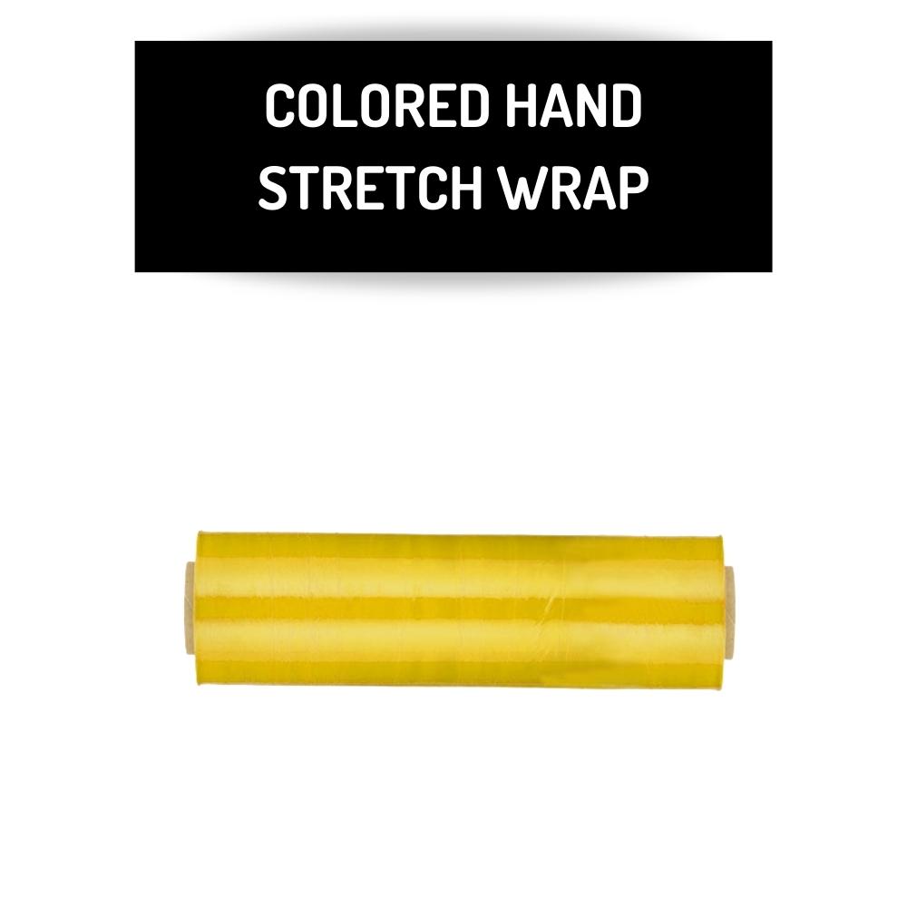 Yellow Hand Stretch Wrap - 20" x 1000